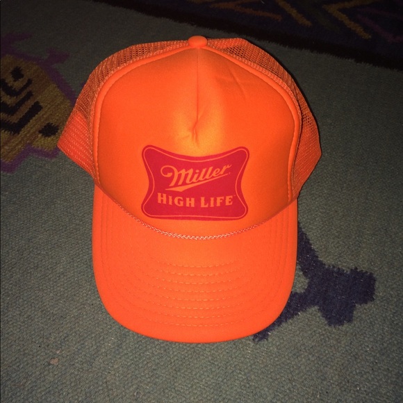 miller high life trucker hat